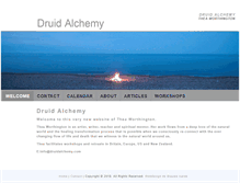Tablet Screenshot of druidalchemy.com